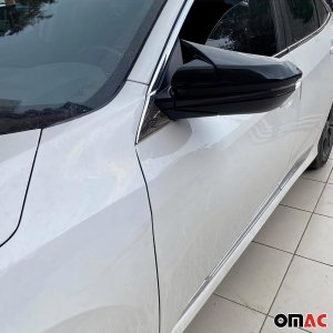 Honda Civic Mirror Cover - Omac - ABS - Gloss Piano Black - 2016